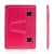 Gumový kryt + stojánek pro Apple iPad Air 2 - pásek na ruku - růžový