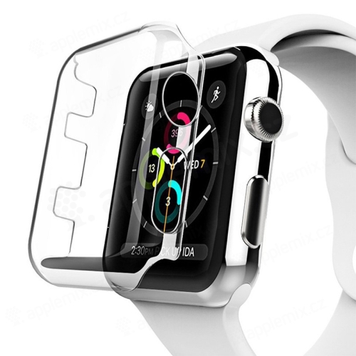 Kryt pro Apple Watch Series 3 42mm - plastový - průhledný