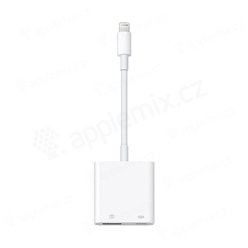 Originální Apple Lightning na USB 3.0 + Lightning Camera Adapter
