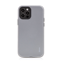 Kryt ROAR Rico pro Apple iPhone 12 / 12 Pro - odolný - plastový / gumový - šedý