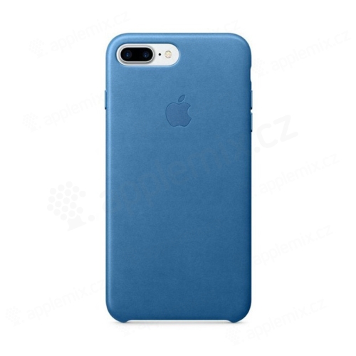 Originální kryt pro Apple iPhone 7 Plus / 8 Plus - kožený - jezerně modrý