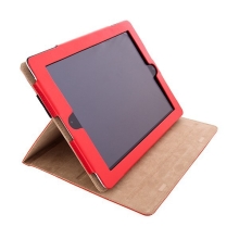 Ochranné pouzdro pro Apple iPad 2 s popruhem – červené