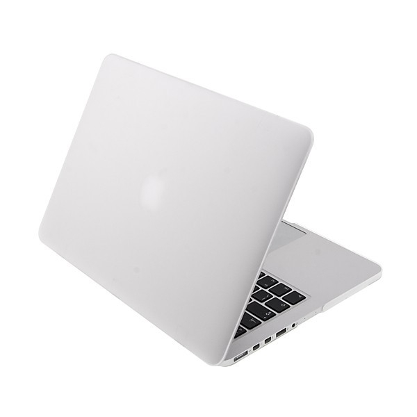 Obal / kryt pro Apple MacBook Pro 13 Retina (model A1425, A1502) - tenký - plastový - matný - bílý
