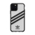 Kryt Adidas pro Apple iPhone 11 Pro - umělá kůže / guma - bílá / černá