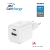 SWISSTEN 35W nabíjačka / napájací adaptér - USB-A + USB-C - GaN - biely