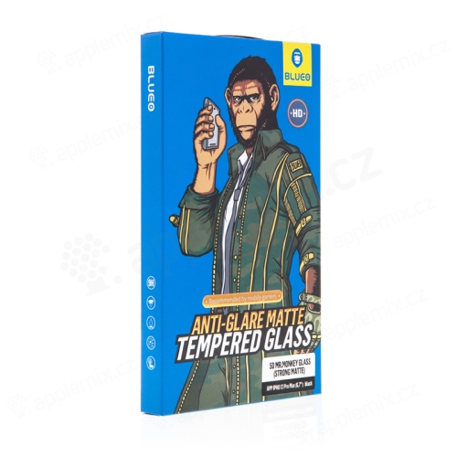 Tvrzené sklo (Tempered Glass) Mr.MONKEY pro Apple iPhone 12 Pro Max - přední - matné - 2,5D - 0,3mm