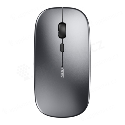 Bezdrôtová optická myš INPHIC - Bluetooth 5.0 + USB prijímač - sivá