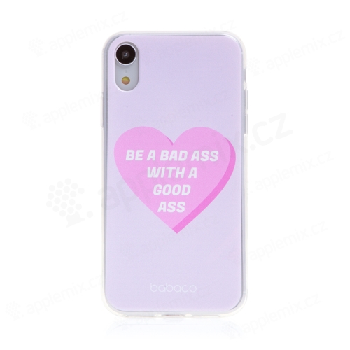 Kryt BABACO pre Apple iPhone Xr - gumový - srdce "nezbedné dievča"