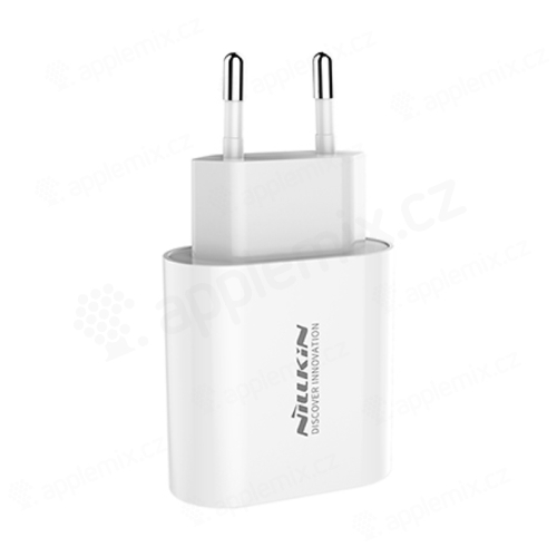 18W napájací adaptér / nabíjačka NILLKIN - rýchle nabíjanie - USB-C pre Apple iPhone / iPad - biely