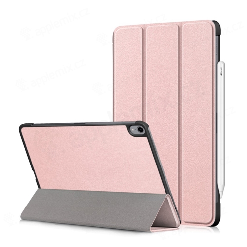 Puzdro/kryt pre Apple iPad Pro 11" (2018) - funkcia smart sleep + stojan - Rose Gold