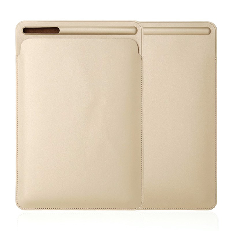 Pouzdro / obal pro Apple iPad Pro 10,5 / Pro 9,7 a další modely iPad - kapsa na Apple Pencil / tužku - umělá kůže - zlaté