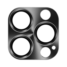 Tvrzené sklo (Tempered Glass) TOTU pro Apple iPhone 13 Pro / 13 Pro Max - na čočku fotoaparátu - černý rámeček