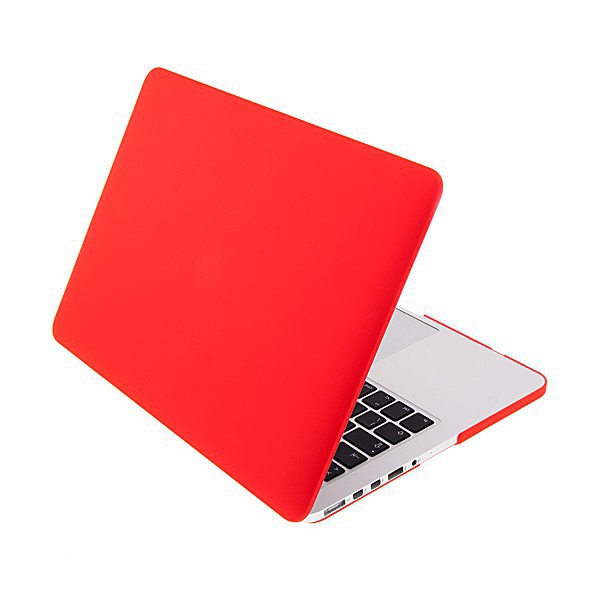 Obal / kryt pro Apple MacBook Pro 13 Retina (model A1425, A1502) - tenký - plastový - matný - červený