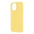 Kryt TACTICAL Velvet Smoothie pro Apple iPhone 14 Pro - příjemný na dotek - silikonový - banánově žlutý