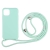 Kryt pre Apple iPhone 11 + farebná šnúrka - gumový - mätovo zelený
