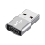 Redukce / adaptér USB-C samice / USB-A samec - oválná - stříbrná