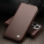 QIALINO puzdro pre Apple iPhone 14 Pro Max - slot na kreditnú kartu - kožené - hnedé
