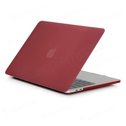 Kryt pre MacBook Air / Air M1 (2018-2021) 13" (A1932, A2179, A2337) - plastový - bordový