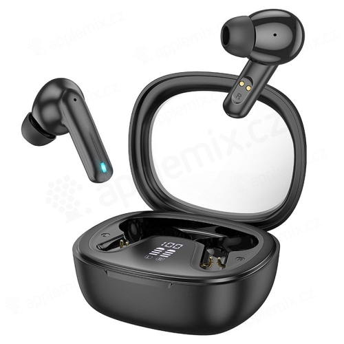 Sluchátka HOCO Shadow EQ6 TWS - Bluetooth bezdrátová - USB-C - špunty - černá