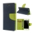 Pouzdro Mercury pro Apple iPhone 6 / 6S - stojánek a prostor pro platební karty - modro-zelené